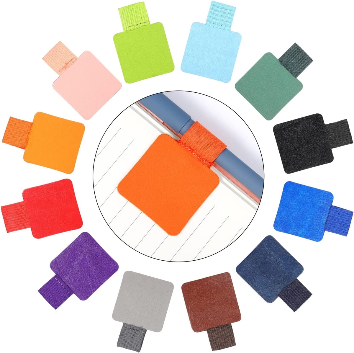 Pen Loop Holder Set, Casewin 12 Pack SelfAdhesive Pencil Holder