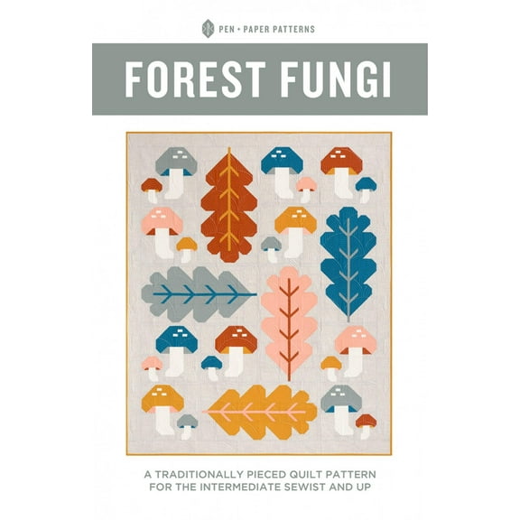 Pen & Paper Patterns Forest Fungi Quilt Pattern