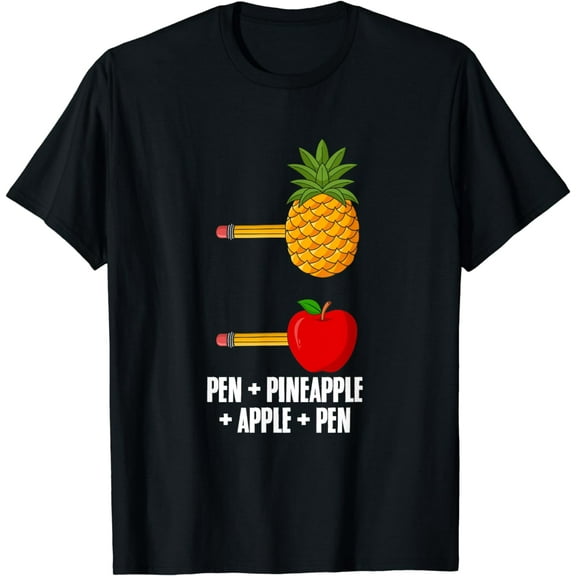 Pen Pineapple Apple Pen Hawaii Summer Fruit Aloha Pineapple T-Shirt