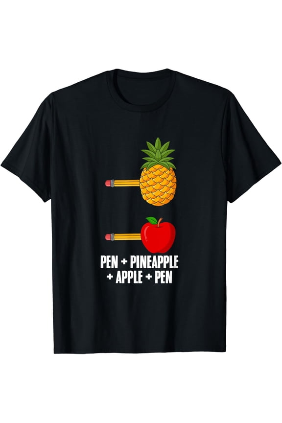 Pen Pineapple Apple Pen Hawaii Summer Fruit Aloha Pineapple T-Shirt