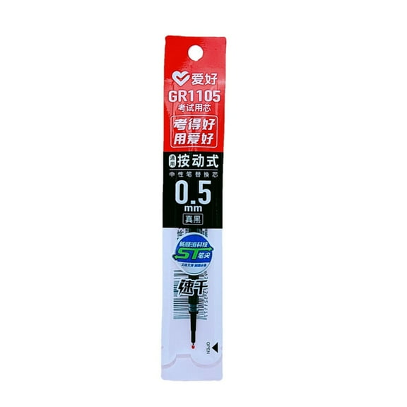 Pen Refill Gel Pens Liquid Inks Rolling Ball 0.5mm Point Writing Pen Refill for Office with 0.5mm Tip