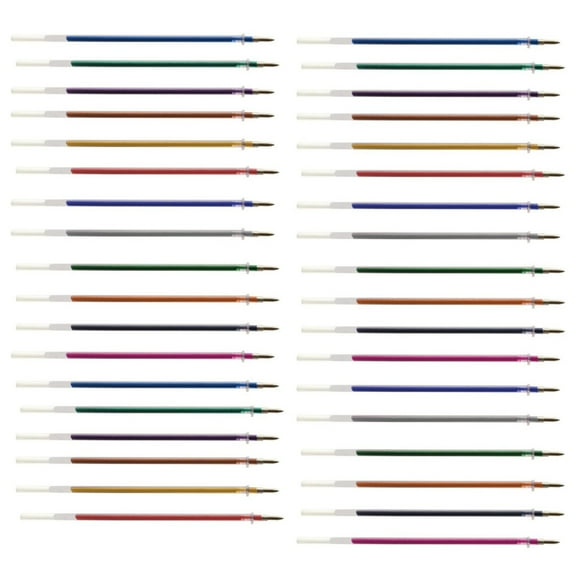 Pen Refills Ballpoint Black Retractable, Tyeign Gel 10Ml Watercolor Pen Office Markers 48Colors Replace Stationery Pen Refills with Spring Pen Refills for Beaded Pens Pen Refills Gel Pink