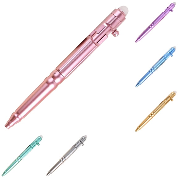 Pen Retractable Erasable Gel Pen 0.5mm Smooth Writing 6 Pack for Note Taking
