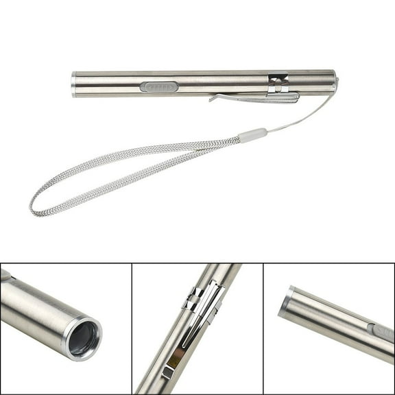 Pen Size USB Rechargeable Flashlight Torch Pocket Light 500lm LED Lamp