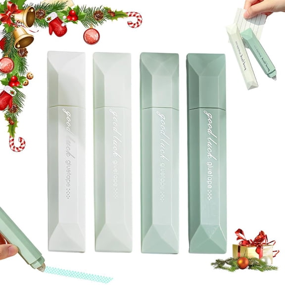 Pen Style Dot Glue, Precision Adhesive Dot Pen, Double Sided Tape Pen for Crafts & Scrapbooking