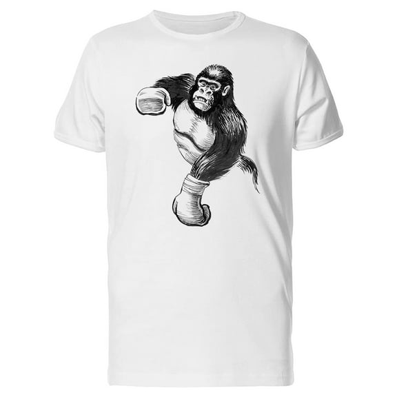 Pen Style Gorilla Boxer T-Shirt Men -Image by Shutterstock, Male 3X-Large