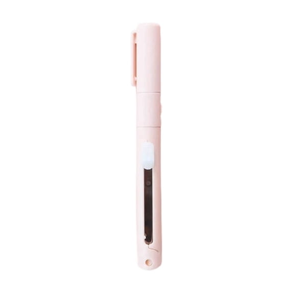 Pen - Style Morandi Color Creative Double - Head Dual - Use Cutter, Hand Account Cutting Mini Cutter, Scissors Paper Trimming Utility Knife, Light Pink Trimming Utility Knife (1
