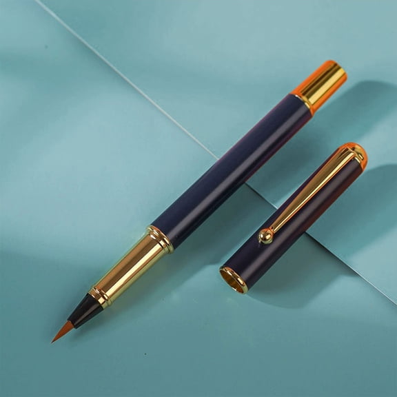 Pen Style Soft Brush Calligraphy Pen, Ink Absorbing Small Regular Script Brush Pen, Portable Chinese Calligraphy Writing Pen for Beginners and Artists