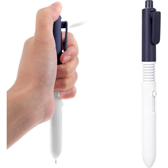 Pen That Sprays Water, Water Spary Toy Pen, 2 in 1 Funny Prank Retractable Pens for Pranks and Tricks, Writing and Spraying, Blue