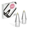 thumbnail image 1 of Chrome Metal Tips for Apple Pencil Pro 1st, 2nd & USB-C 2 Packs｜Durable Pencil Tip Replacement, Precise Control Stylus Tips & Pen-feel Pencil Nibs, 1 of 7
