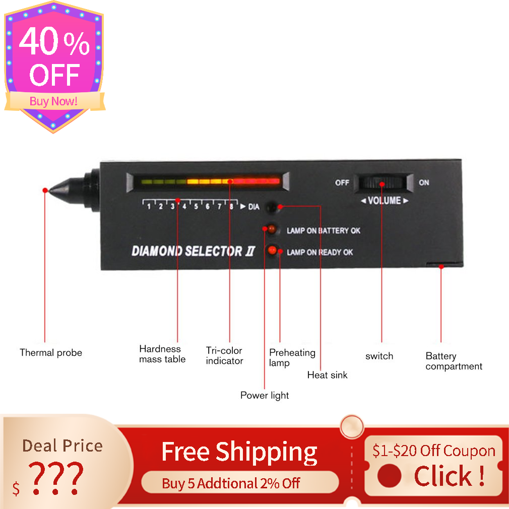 Pen Tool Crystal Tester Tool Conductivity Meter Drill Pen Hardness