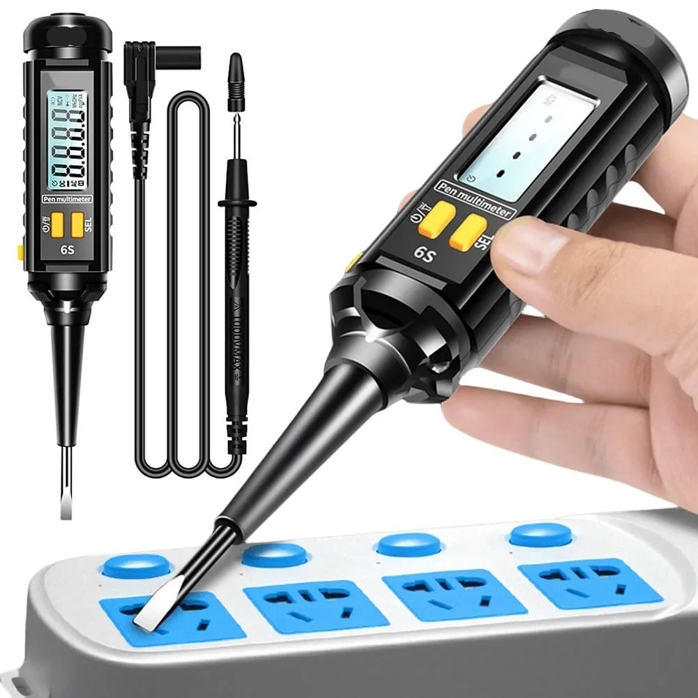 Pen Type Digital Multimeter Capacitance Tester Non-Contact Voltmeter Live/Null Wire Tester ,High&Low Sensitivity