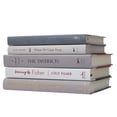 thumbnail image 1 of Pen & Willow Grey Decorative Books - Real, shelf-ready book stacks for bookshelves, coffee tables, or end tables. For home or office decor, weddings, or staging decor., 1 of 5