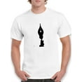thumbnail image 1 of Pen With Silhouettes T-Shirt Men -Mohsen Najafi Designs, Male Medium, 1 of 4