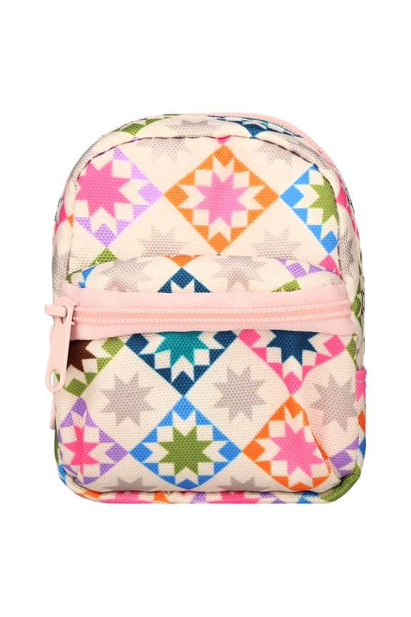 Pen + Gear Mini Quilted Backpack Charm, Multicolor, Perfect for Students of All Ages---Elementary, Middle School, High School, College, and Adult Professionals