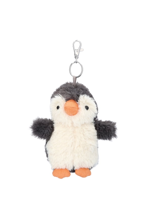 Mini Penguin Plush Bag Charm, Black and White, Perfect for Students of All Ages--Elementary, Middle School, High School, College, and Adult Professionals