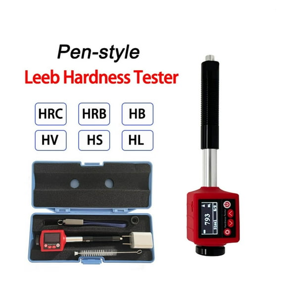 Pen-type Portable Leeb Hardness Tester,Digital Metal Hardness Tester For Stainless Steel Range Hrc Hrb Hb Hl Hv Hs Durometer ,Clear Data