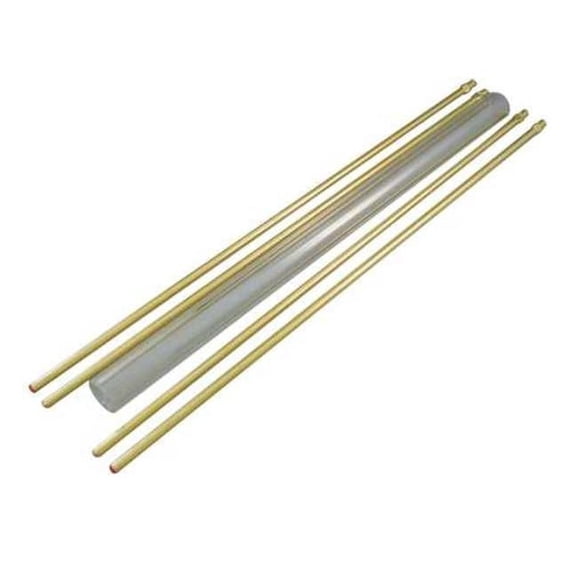 Penberthy Glass Rod Kit,Plain,3/4In Dia,10In L LG-10