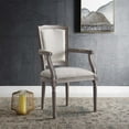 thumbnail image 1 of Penchant Vintage French Upholstered Fabric Dining Armchair-EEI-2606, 1 of 5