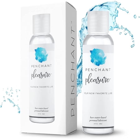 Penchant Water-Based Personal Lubricant, Gel, 4 fl oz, Long-Lasting, Unisex, Body-Safe