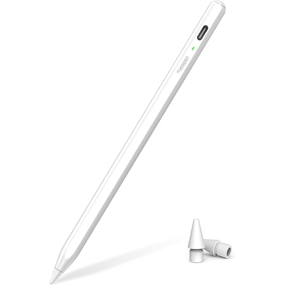 Pencil Air8 for Apple iPad 2018-2025, 10 Min Faster Charge, Palm Rejection Stylus Pen a16/11/10/9/8/7/6th Gen, Pro 12.9/11/13-inch M4, Air 3/4/5/M2/M3, Mini 5/6th