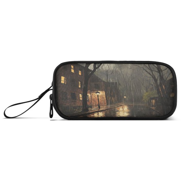 Pencil Bag 8.86*3.54*4.33 Inches Pencil Bag pencil Cases Pencil Bags are Suitable For Study, Work, Outings, Travel and Going Out Cool Rain