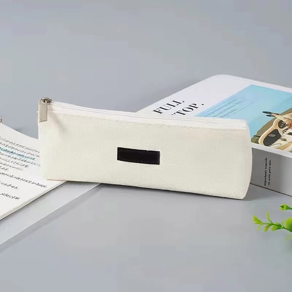 Pencil Bag Clearance, Hwkond Canvas Pencil Case Large Capacity Student Stationery Box Back to College