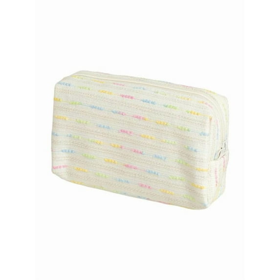 Generic Corduroy Pencil Case Vintage Stationery Pouch Solid Color Pencil Bag Retro Fabric Pencil Bag 2025