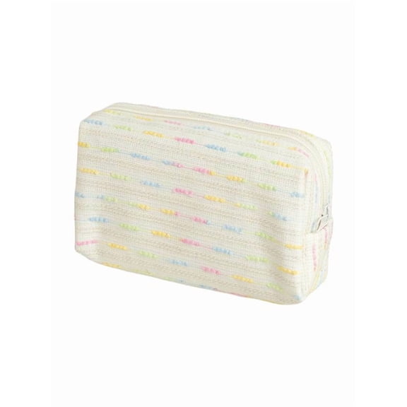 Generic Corduroy Pencil Case Vintage Stationery Pouch Solid Color Pencil Bag Retro Fabric Pencil Bag 2025