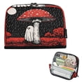 thumbnail image 1 of Pencil Bag with Magnetic Foldable Base Large Capacity Stand-Up Pencil Case Durable Nylon Pen Pouch Ghost Standing under A Mushroom, 1 of 7