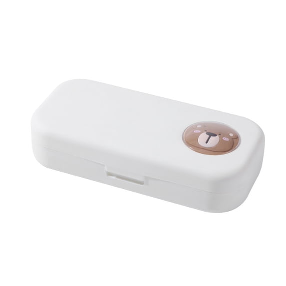 Pencil Box Cute Cartoon Double-layer Pencil Case, Large Capacity for Elementary Students