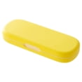 thumbnail image 1 of Pencil Box, Hard Pencil Case with Snap-Tight Lid, Stackable Plastic Crayon Box for Marker, Large Capacity Classroom and Office Supply Storage Organizer, Yellow, 1 of 7