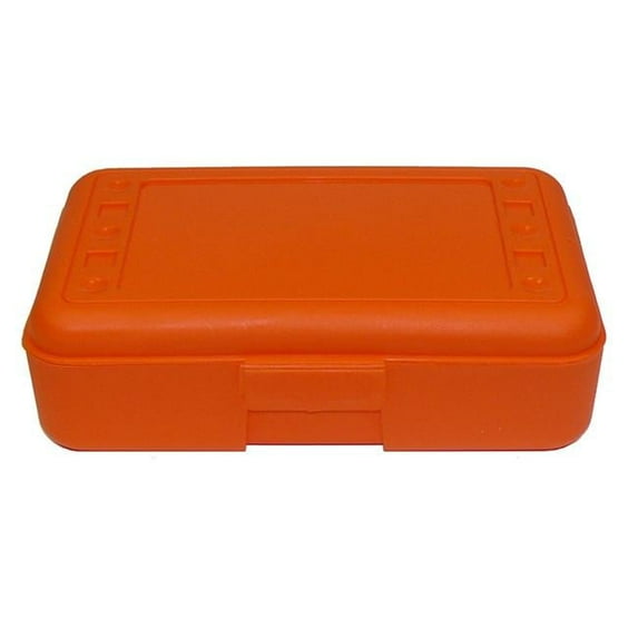 Pencil Box, Orange - 12 Each