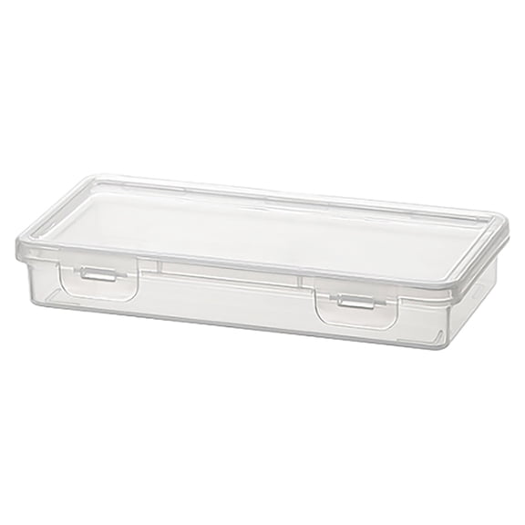 Pencil Box Plastic, Hard Shell, Closure, Holds Basic Supplies, Back to Schòòl Desk Box -LAILLSH