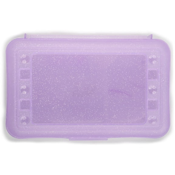 Pencil Box - Translucent Sparkle - Purple