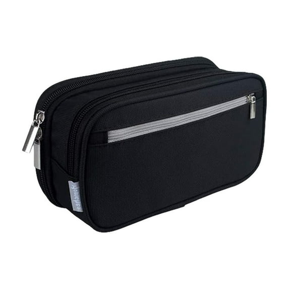 Pencil Case,8.27x3.94x2.36" Large Capacity Multi-Functional Pencil Box Organizer,Cute Zipper Pouch Pencil Bag for Storing Pens, Pencils, Erasers,Durable Pencil Case for Daily Use,BK1