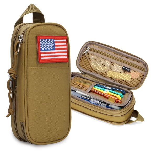 TRIPGEAR Big Capacity Pencil Case,Marker Pen Case,Stationery Bag School Office Organizer