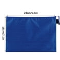 thumbnail image 1 of Pencil Case Canvas Zipper Stationery Bag A5 Storage Pouch for Office Office Daily Use, 1 of 5