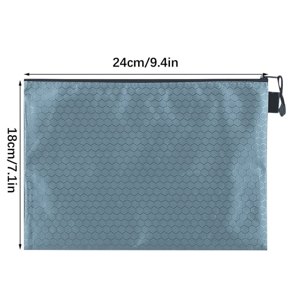 Pencil Case Canvas Zipper Stationery Bag A5 Storage Pouch for Office Office Daily Use