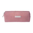 thumbnail image 1 of Pencil Case Corduroy Durable Zipper Closure Spacious Stationery Storage for Collage Daily Use, 1 of 6