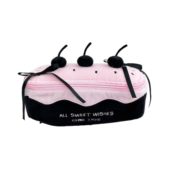 Pencil Case Stylish Cake Shape Large Capacity Portable Stationery Storage for Collage Workers Office
