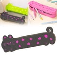 thumbnail image 1 of Pencil Case, Cute Cartoon Kitty Pen Case Adorable Cat Pencil Pouch, Waterproof Zipper Stationery Bag, Large Capacity Pencil Bag, Non-Compartment, Stationery Supplies, Black, 1 of 8