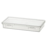 Pencil Case Extra Large Capacity Plastic Pencil Box Stackable Translucent Clear Pencil Box Office Supplies Storage Organizer Box