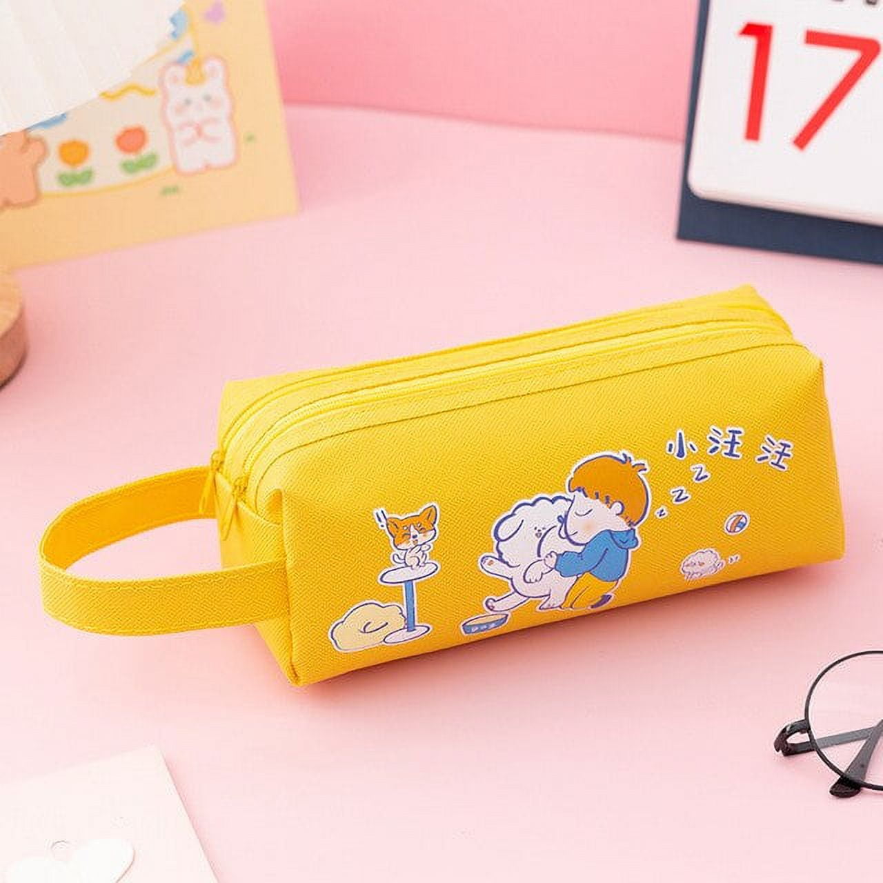 Pencil Case Kawaii Korean Stationery Pencil Pouch Large Capacity