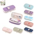 thumbnail image 1 of Pencil Case Large Capacity Foldable Pencil Pouch Pencil Pouch,Multi-layer Aesthetic Pen Bag, Sturdy Multifunctional Pencil Bag, Pencil Box Purple, 1 of 5