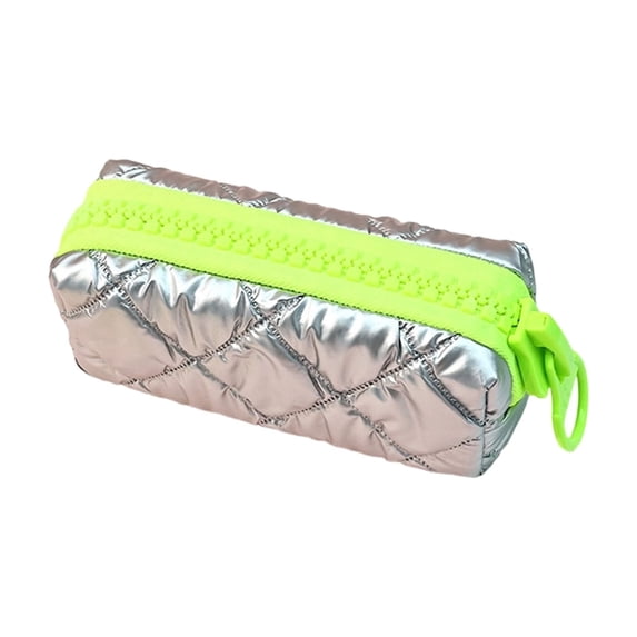 Pencil Case Large Capacity Soft Nylon Zipper Closure for Collage Office Travel