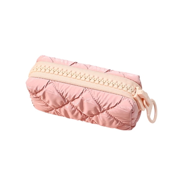 Pencil Case Large Capacity Soft Nylon Zipper Closure for Collage Office Travel