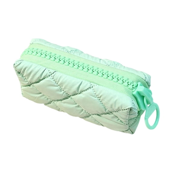 Pencil Case Large Capacity Soft Nylon Zipper Closure for Collage Office Travel