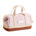 thumbnail image 1 of Pencil Case Large Capacity Waterproof Canvas Stationery Storage Bag for Collage Office Travel Workers, 1 of 6