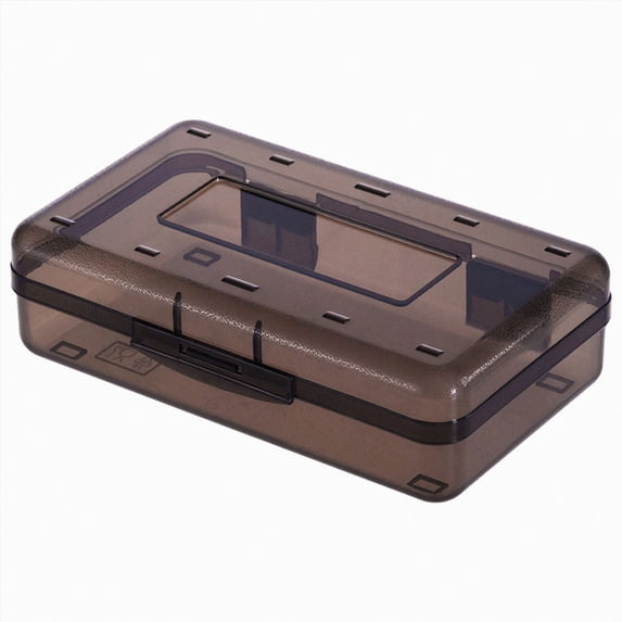 Pencil Case, Large Clear Pencil Box Case, Plastic Crayon Marker Box with Snap-tight Lid, Plastic Pencil Case, Plastic Pencil Box, Crayon Box Storage, Art Craft Marker Organizer on Clearance